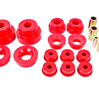 BMR 10-15 5th Gen Camaro Pro Version Rear Cradle Bushing Kit (BK024 BK029) - Red