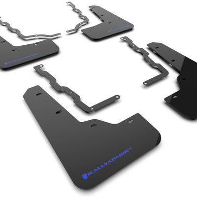 Rally Armor 20-25 Ford Puma ST Black Mud Flap w/Blue Logo