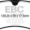 EBC 2018+ Audi A4 Allroad Quattro 2.0L Turbo Redstuff Rear Brake Pads