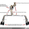 AWE Tuning Audi B8.5 S5 3.0T Track Edition Exhaust - Chrome Silver Tips (90mm)