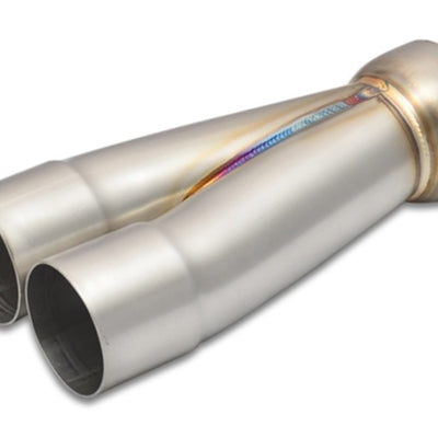 Vibrant 2-1 SS Merge Collectors (2-1/4in Inlet Slipover ID 3in Outlet OD) - Sold Individually