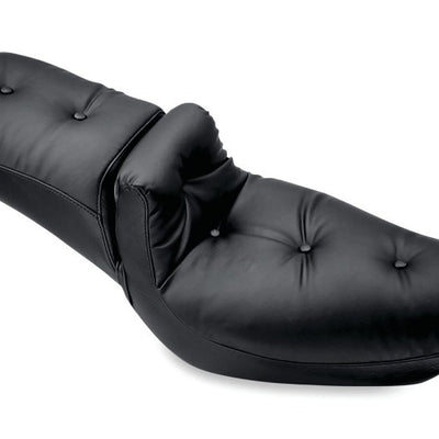 Mustang 06-17 Harley Dyna Duke 1PC Seat Regal - Black