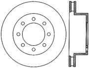 StopTech Power Slot 06-08 Dodge Ram 1500 / 03-08 Ram 2500/3500 All Front Right Slotted CRYO Rotor