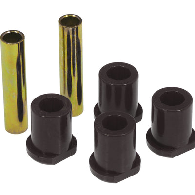 Prothane 80-98 Ford Truck 2/4wd (w/ Molded Shackles) Rear Frame Shackle Bushings - Black