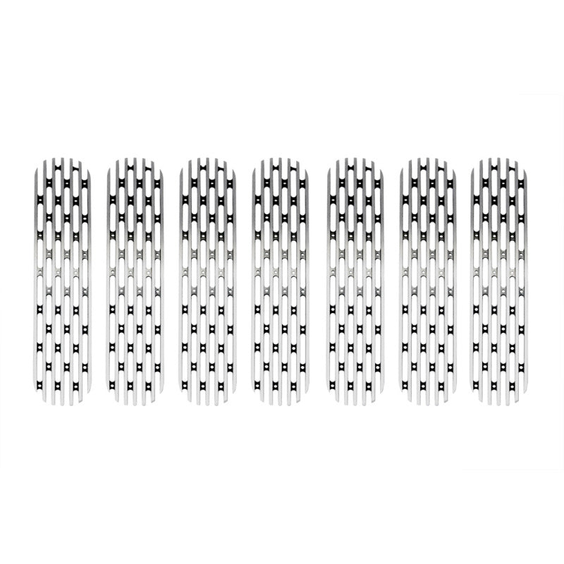 DV8 Offroad 2007-2018 Jeep JK Polished Grille Inserts