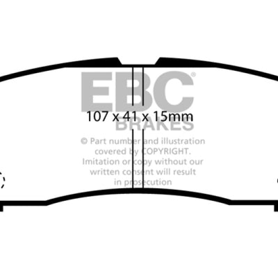 EBC 95-99 Chrysler Sebring Coupe 2.0 Greenstuff Rear Brake Pads