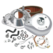S&S Cycle 93-06 BT w/ Stock CV Carburetors Teardrop Air Cleaner Kit
