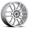 Raceline 141S Mystique 15x7in / 4x100/4x108 BP / 40mm Offset / 72.62mm Bore - Gloss Silver Wheel