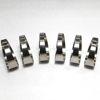 Ticon Industries 1.88in 7.5 Degree 1.5D/2.82in CLR Loose Radius 1mm Wall Titanium Pie Cuts - 6pk
