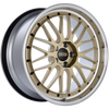 BBS LM 20x9.5 5x114.3 ET40 CB66 Gold Center Diamond Cut Lip Wheel