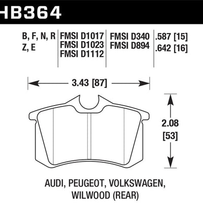 Hawk HPS Street Brake Pads
