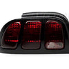 Raxiom 96-98 Ford Mustang Tail Lights- Black Housing (Smoked Lens)