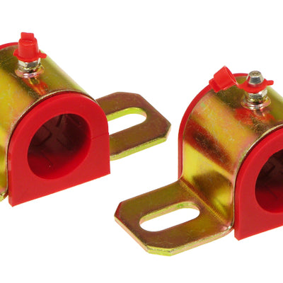 Prothane Universal Greasable Sway Bar Bushings - 1 1/8in - Type B Bracket - Red