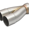 Vibrant 2-1 SS Merge Collectors (2-1/2in Inlet Slipover ID 3in Outlet OD) - Sold Individually