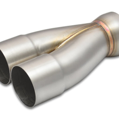 Vibrant 2-1 SS Merge Collectors (3in Inlet Slipover ID 3-1/2in Outlet OD) - Sold Individually