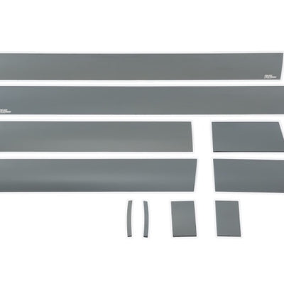 Putco 07-13 GMC Sierra Reg Cab 8ft Long Box - 6in Wide - 10pcs Black Platinum Rocker Panels
