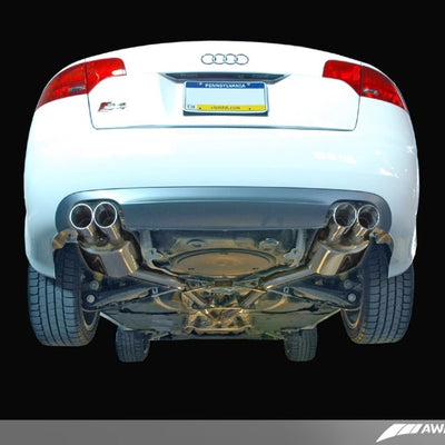 AWE Tuning Audi B7 S4 Touring Edition Exhaust - Polished Silver Tips