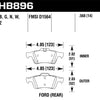 Hawk 16-18 Ford Focus HPS 5.0 Rear Brake Pads