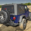 Rampage 04-06 Jeep Wrangler(TJ) Unlimited OEM Replacement Soft Upper Doors - Black Denim