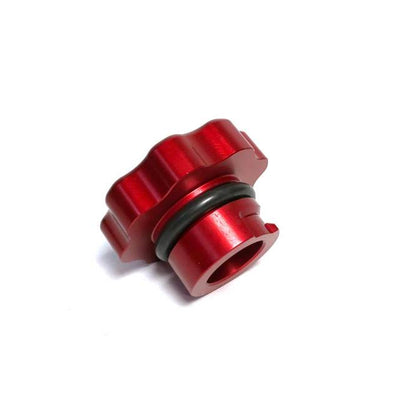 Fleece Performance 01-16 GM 2500/3500 Duramax Billet Oil Cap Cover - Red