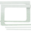 DEI 18-23 Jeep Wrangler JL 4-Door Boom Mat Rear Side Window Trim - 4 Piece - White