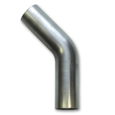 Vibrant 1in OD T304 SS 45 Deg Mandrel Bend 5in Leg Length (2in Centerline Radius)