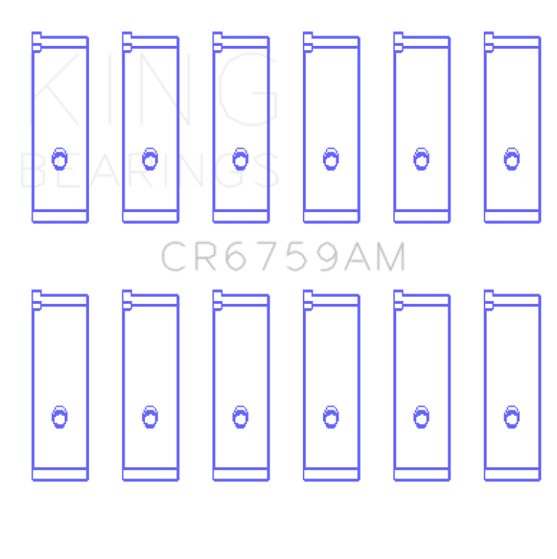 King Engine Bearings Honda C32A / C35A Connecting Rod Bearing Set