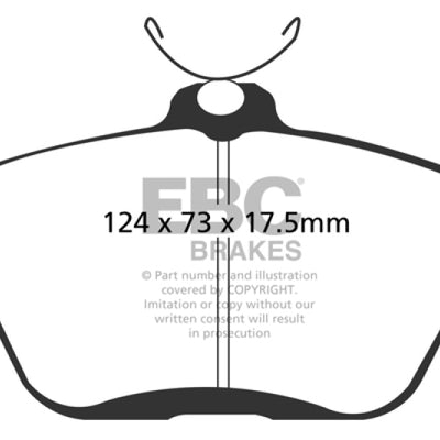 EBC 01-07 Ford Taurus 3.0 Ultimax2 Front Brake Pads