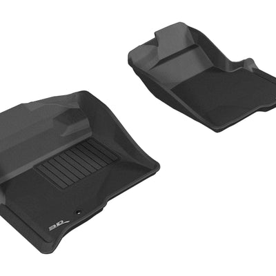 3D MAXpider 2009-2010 Ford F-150 Regular/Supercab/Supercrew Kagu 1st Row Floormat - Black