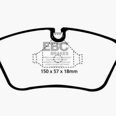 EBC 99-02 BMW Z3 2.5 Greenstuff Front Brake Pads