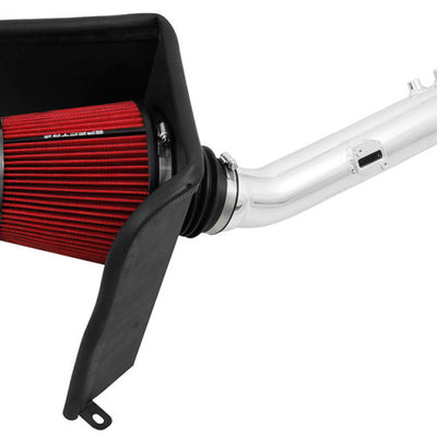 Spectre 12-16 Toyota Tacoma 2.7L F/I Air Intake Kit - Polished w/Red Filter