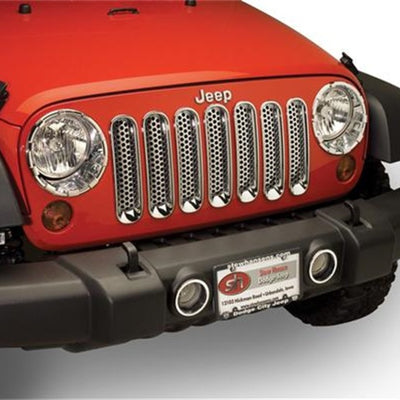 Putco 07-17 Jeep Wrangler - Fog Lamp Bezel - Will not Fit Sahara Edition Fog Lamp Overlays & Rings