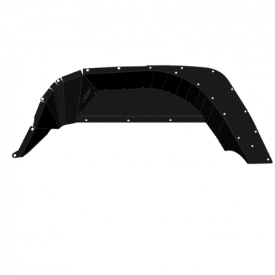 Road Armor 18-21 Jeep Gladiator JL Stealth Rear Fender Liner Body Armor - Black Steel