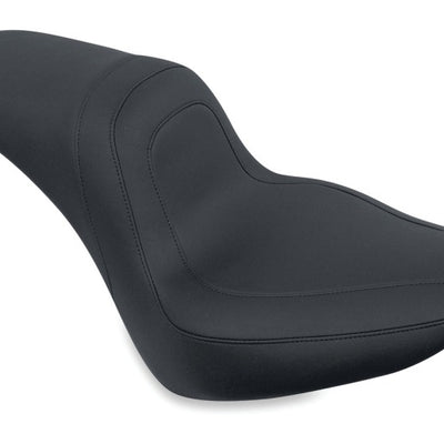 Mustang 06-17 Harley Softail Wide Tire (200mm) Fastback 1PC Seat - Black