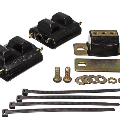 Energy Suspension 73-92 Chevrolet Camaro Black Motor and Transmission Mounts; Zinc Finish