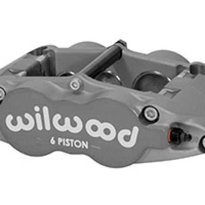 Wilwood Caliper-Forged Narrow Superlite 6R-L/H 1.75/1.25in/1.25in Pistons 1.25in Rotor - Anodized