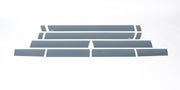 Putco 11-16 Ford SuperDuty - Super Cab 8ft (12pcs - 6.25in Wide) Black Platinum Rocker Panels