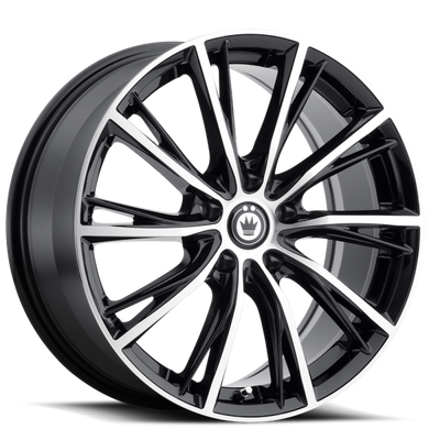 Konig Impression 18x8 5x112 ET45 Gloss Black w/ Machined Face