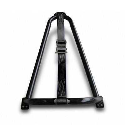 N-Fab Bed Mounted Tire Carrier Universal - Tex. Black - Black Strap