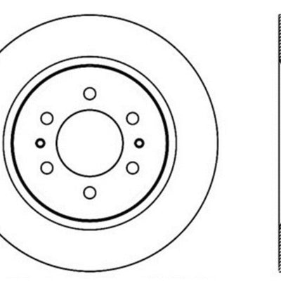 StopTech Drilled Sport Brake Rotor