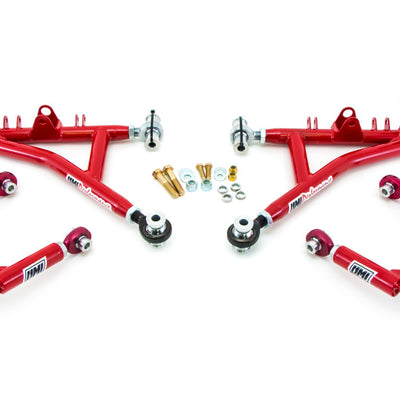UMI Performance 93-02 GM F-Body Front A-arm Kit Adjustable CrMo Drag Race