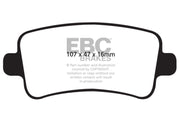 EBC 10+ Buick Allure (Canada) 3.0 Yellowstuff Rear Brake Pads