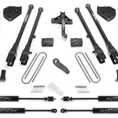 Fabtech 17-21 Ford F250/F350 4WD Diesel 6in 4Link Sys w/Coils & Stealth