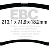 EBC 13+ Ford F250 (inc Super Duty) 6.2 (2WD) Extra Duty Front Brake Pads