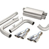 Corsa 1998-2002 Chevrolet Camaro Convertible Z28 5.7L V8 LS1 Polished Sport Cat-Back Exhaust