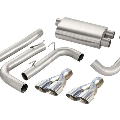 Corsa 1998-2002 Chevrolet Camaro Convertible Z28 5.7L V8 LS1 Polished Sport Cat-Back Exhaust