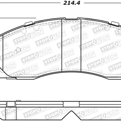 StopTech Street Brake Pads - Rear