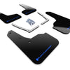 Rally Armor 16-21 Honda Civic Si Black UR Mud Flap w/Blue Logo