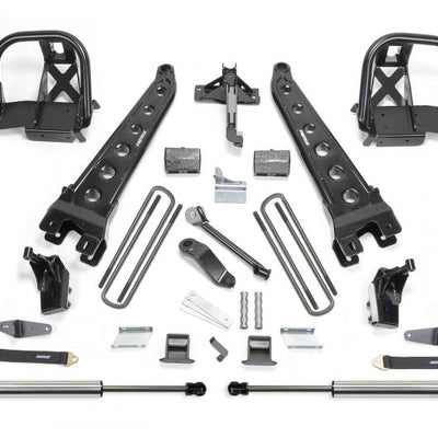 Fabtech 11-16 Ford F350/450 4WD 8 Lug 6in Rad Arm Sys w/Dlss 4.0 C/O& Rr Dlss