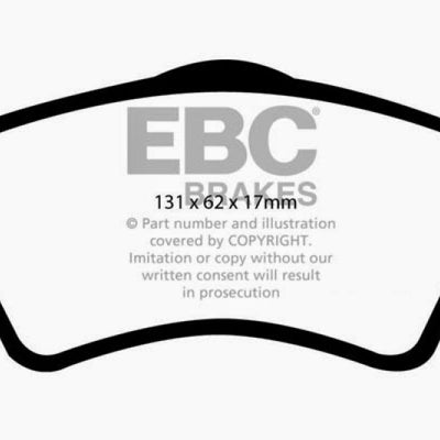 EBC 01-05 Land Rover Freelander 2.5 Greenstuff Front Brake Pads